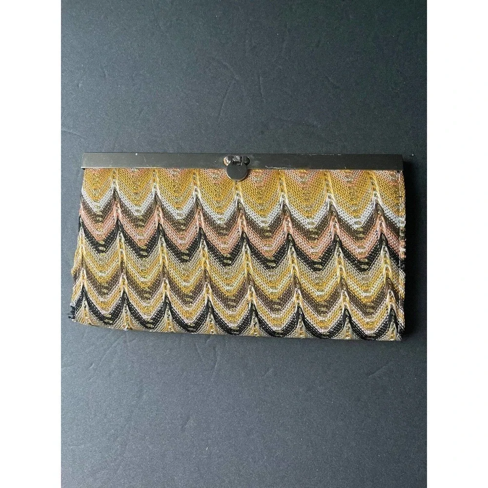 Womens Vintage Wristlet Fabric Clutch Wallet Cocktail Evening Handbag ￼
